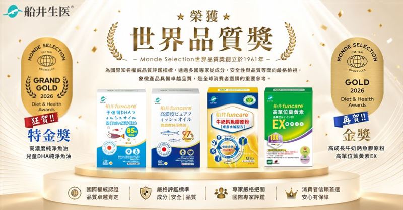 【三立新聞】船井生醫保健營養品獲世界品質獎肯定！國際評審認證的有感營養補給